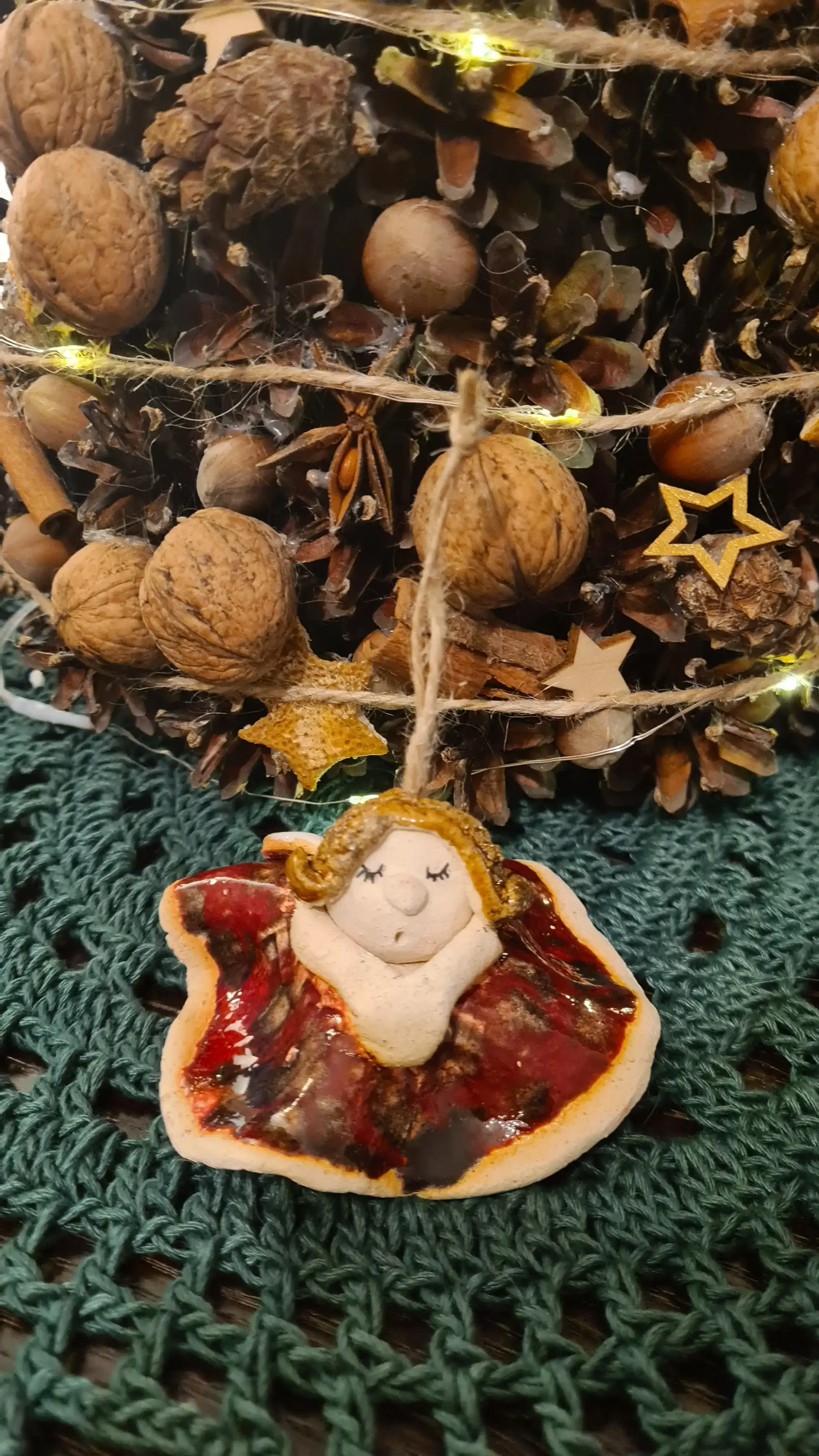 Aniołek na choinkę