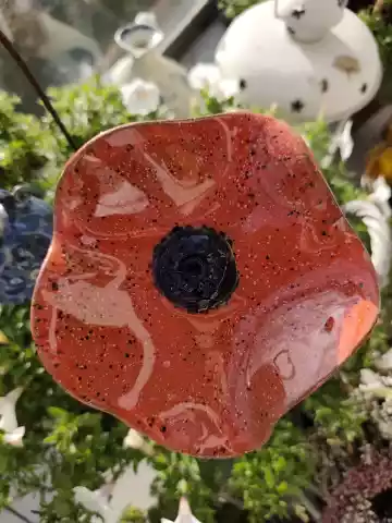 kwiat ceramiczny poidło