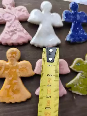 aniołek ceramiczny magnes
