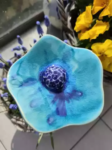 kwiat ceramiczny poidło