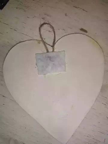 serce ceramiczne z pieskiem