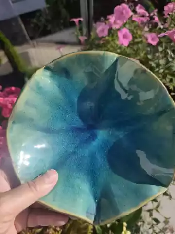miseczka ceramiczna turkusowa