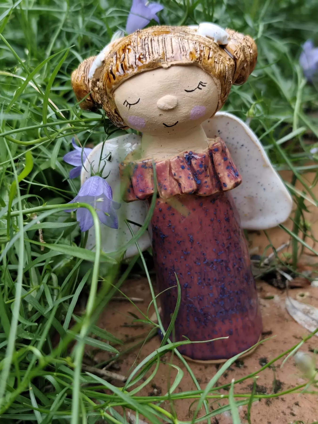 anioł ceramiczny