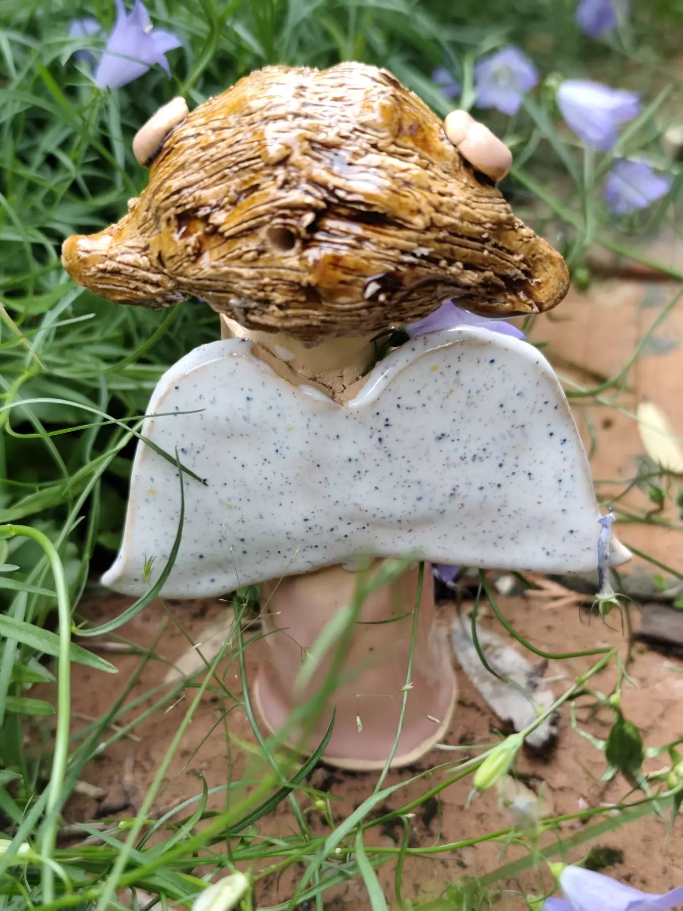 anioł ceramiczny