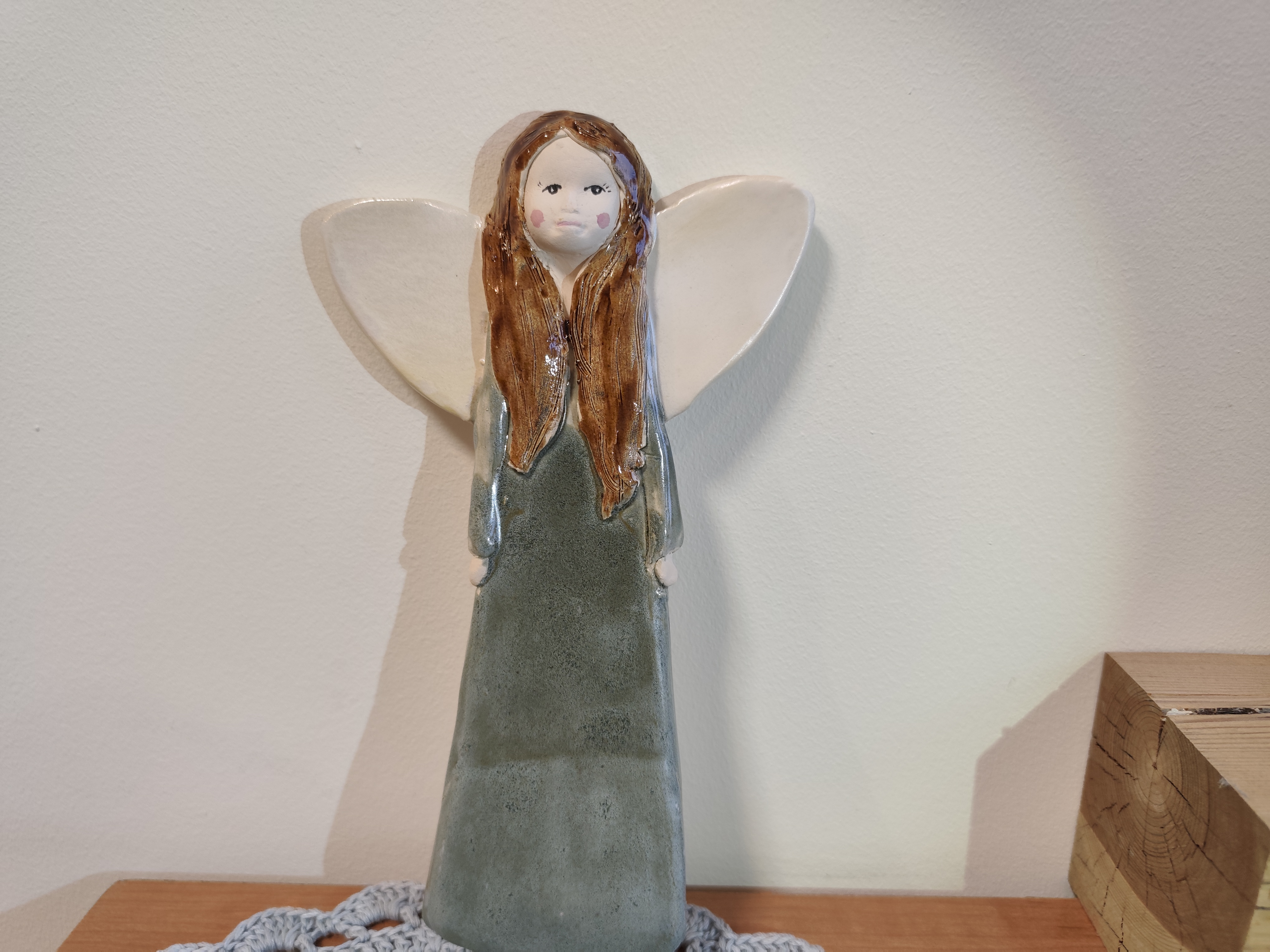 anioł ceramiczny gat. 2