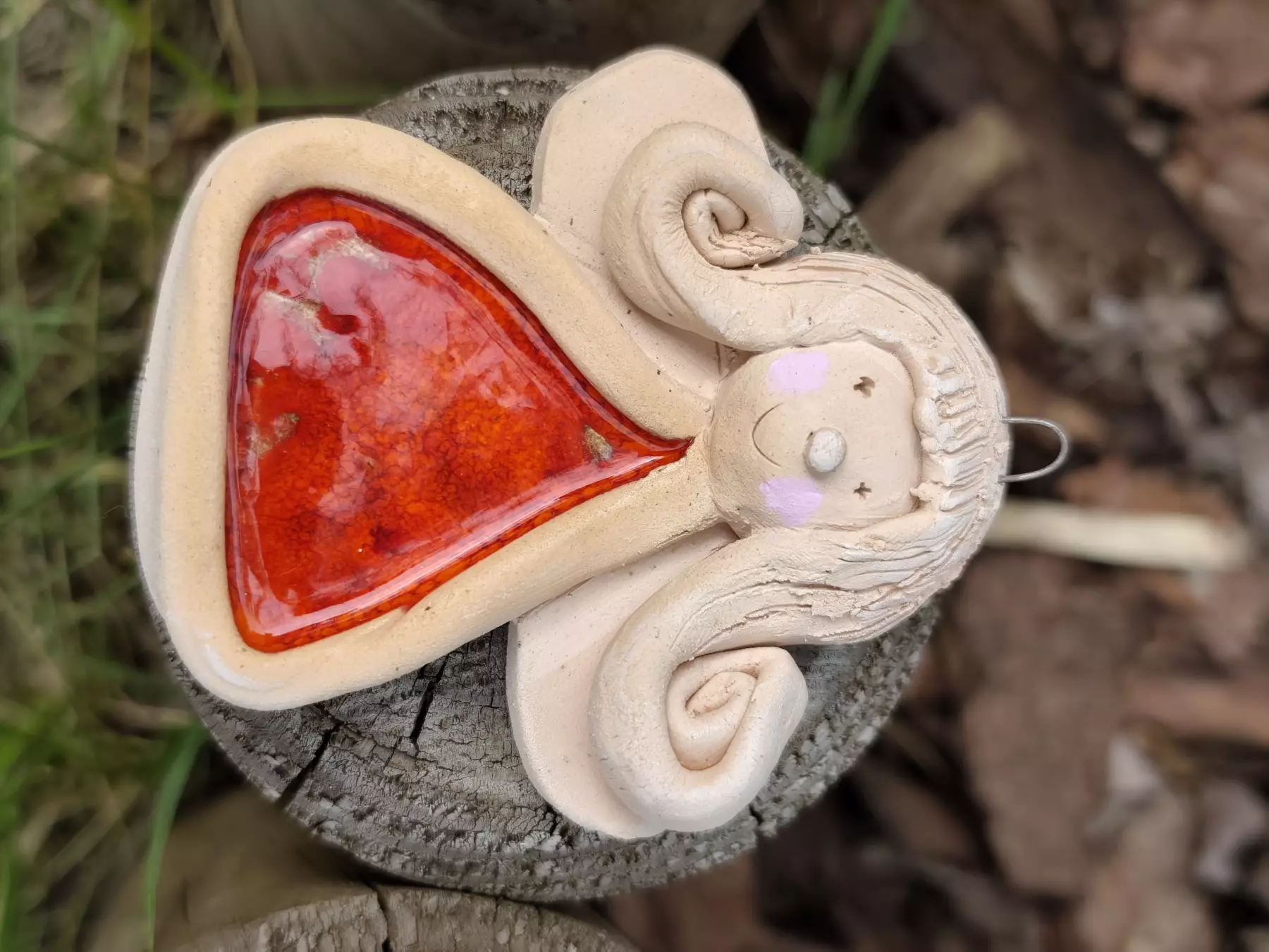anioł ceramiczny mały