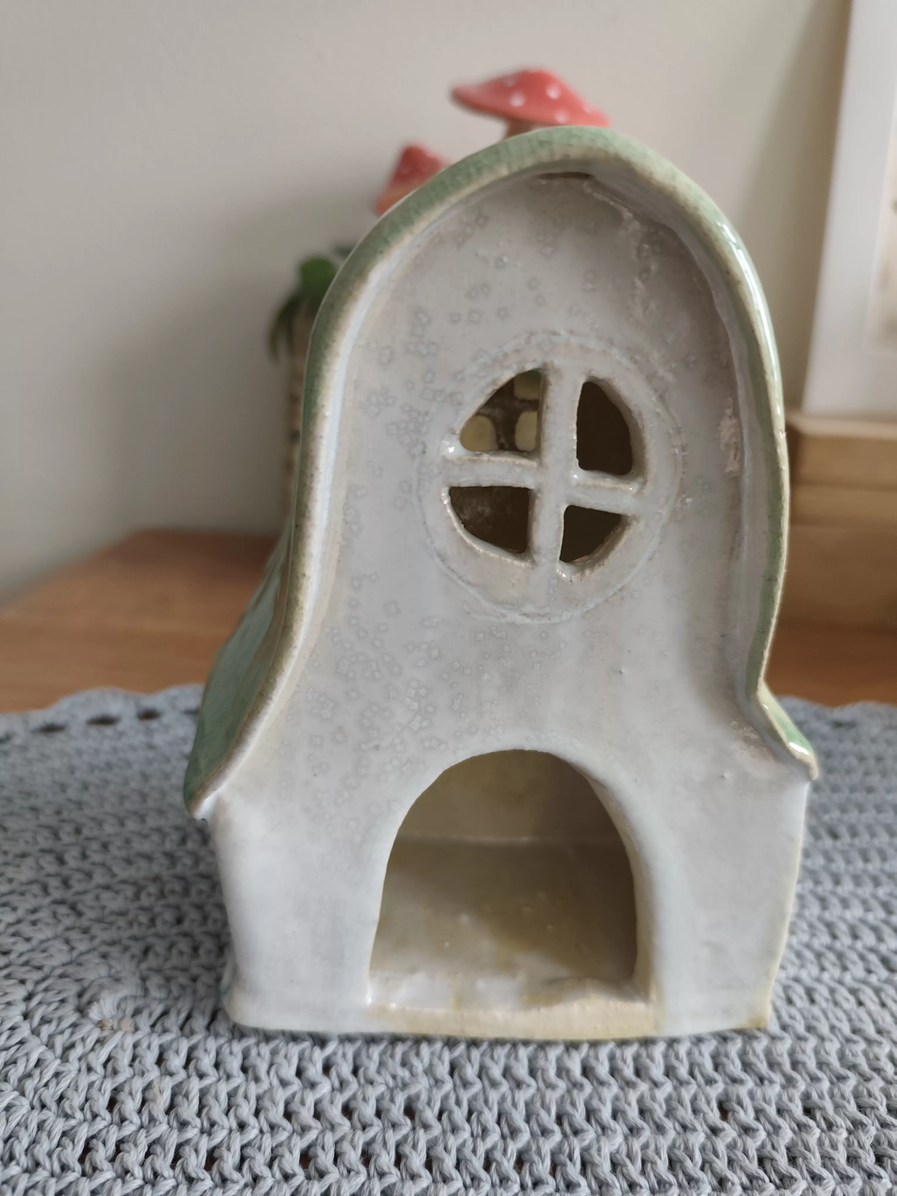 chatka ceramiczna lampion