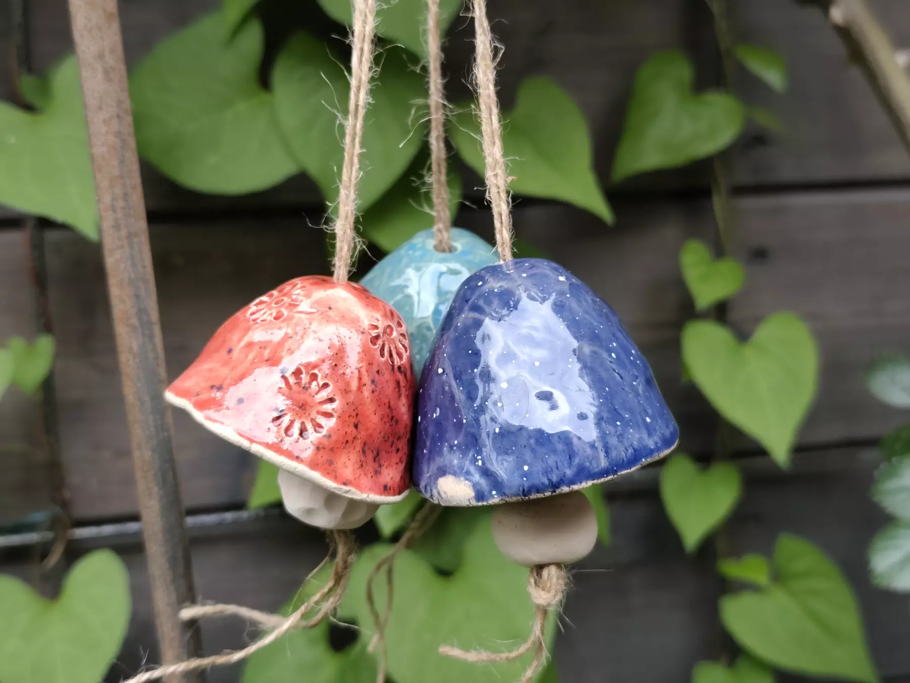 dzwonki ceramiczne 3 szt