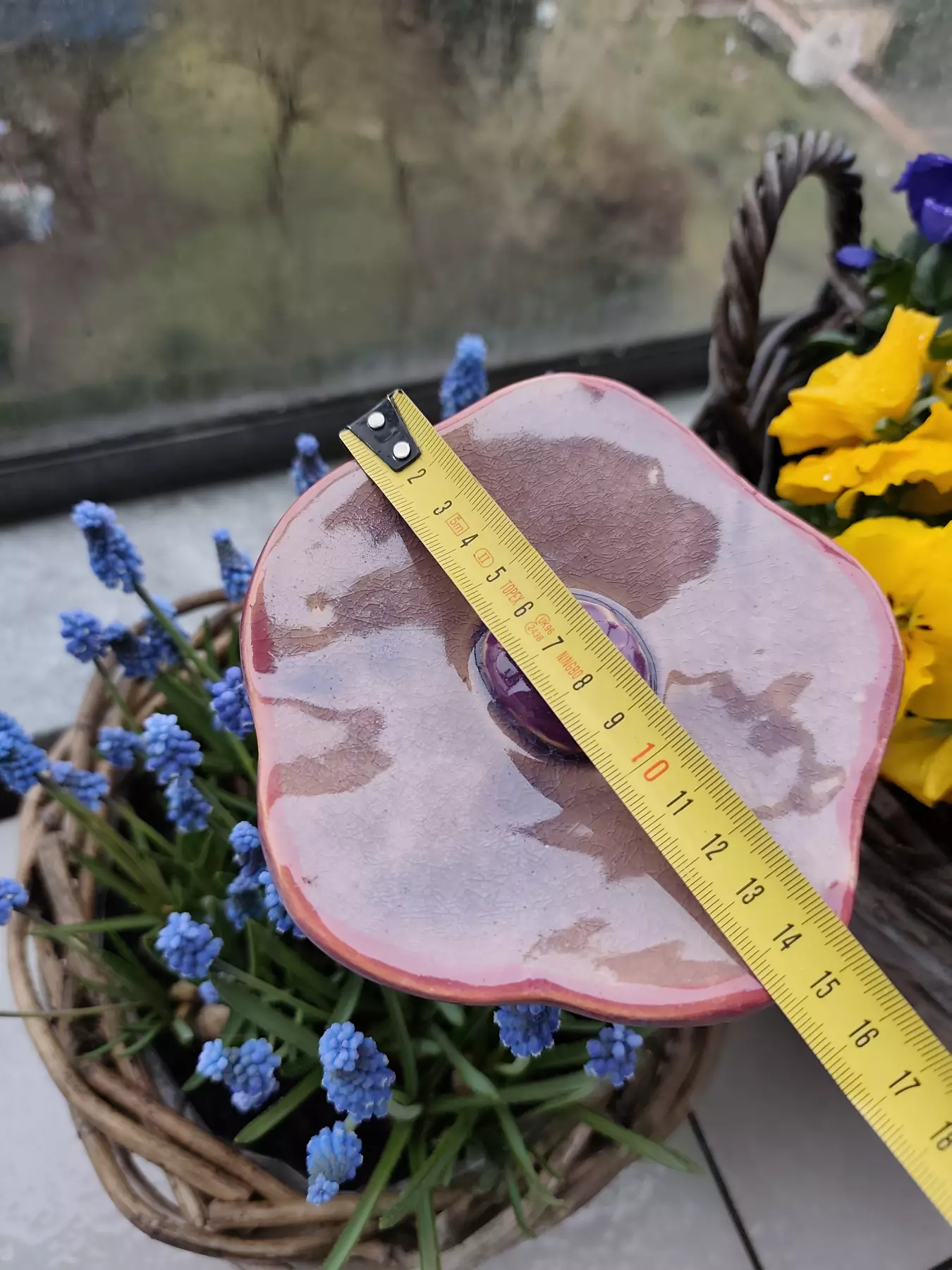 kwiat ceramiczny poidło