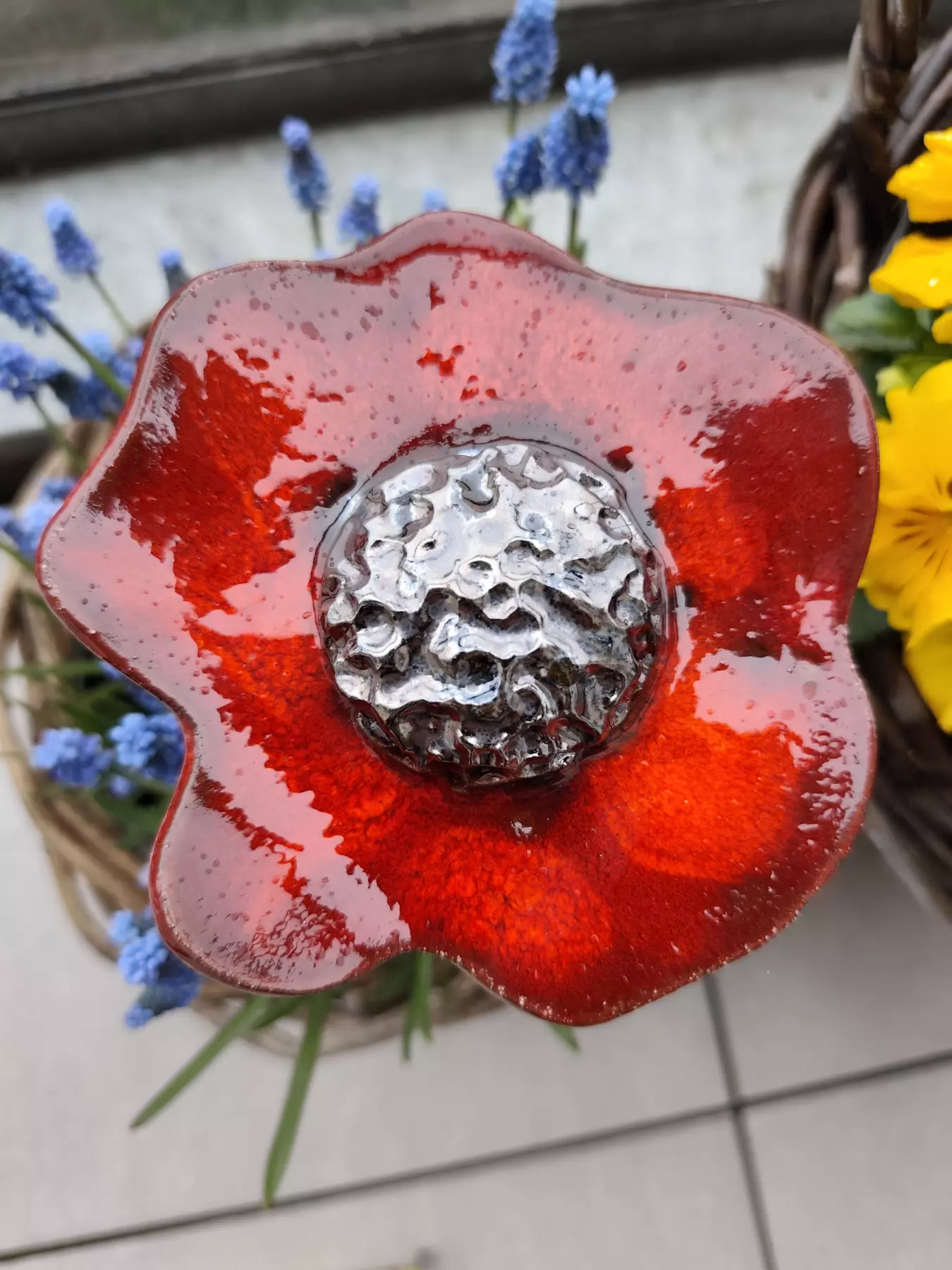 kwiat ceramiczny poidło