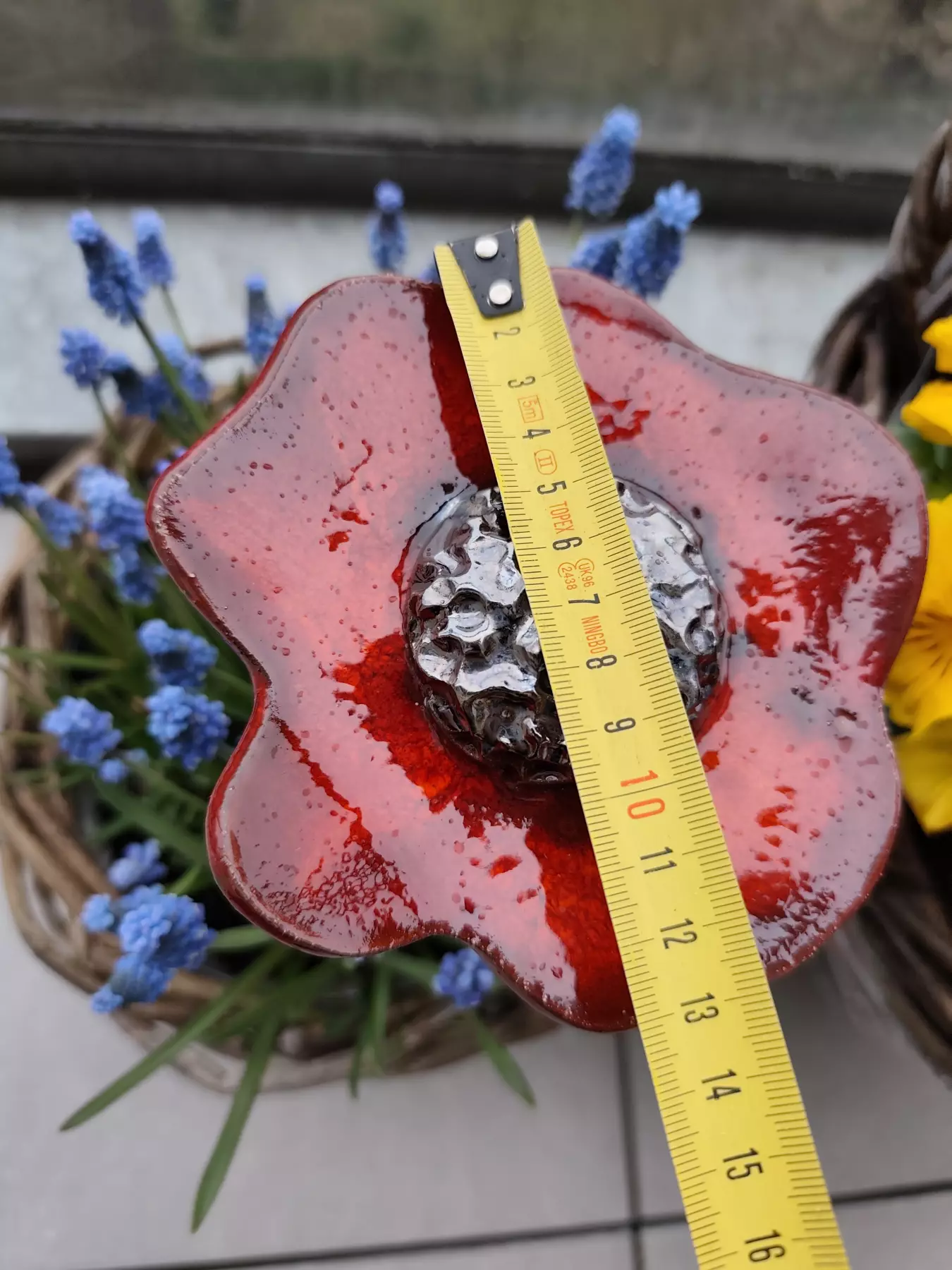 kwiat ceramiczny poidło