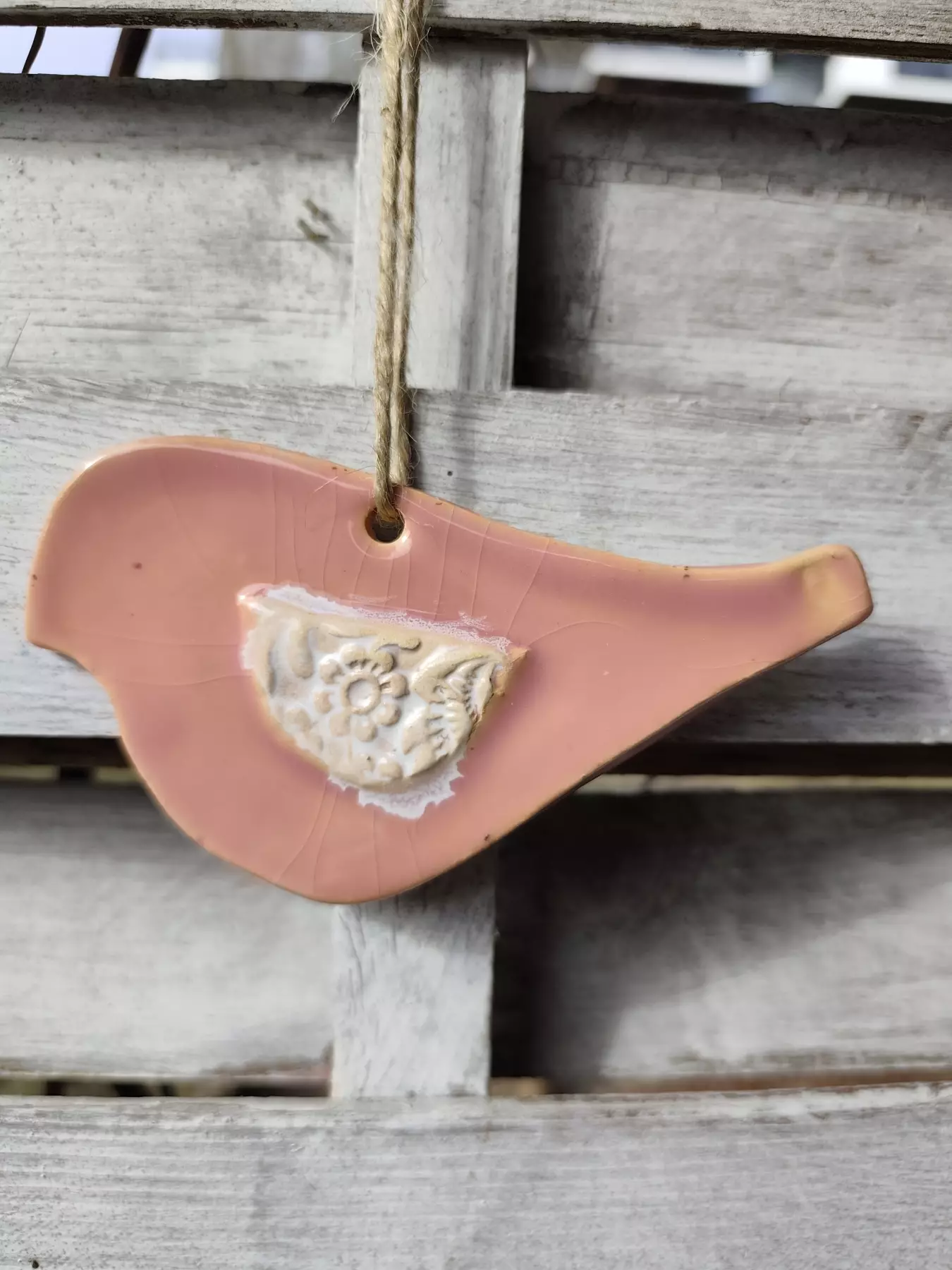 ptaki ceramiczne zawieszka