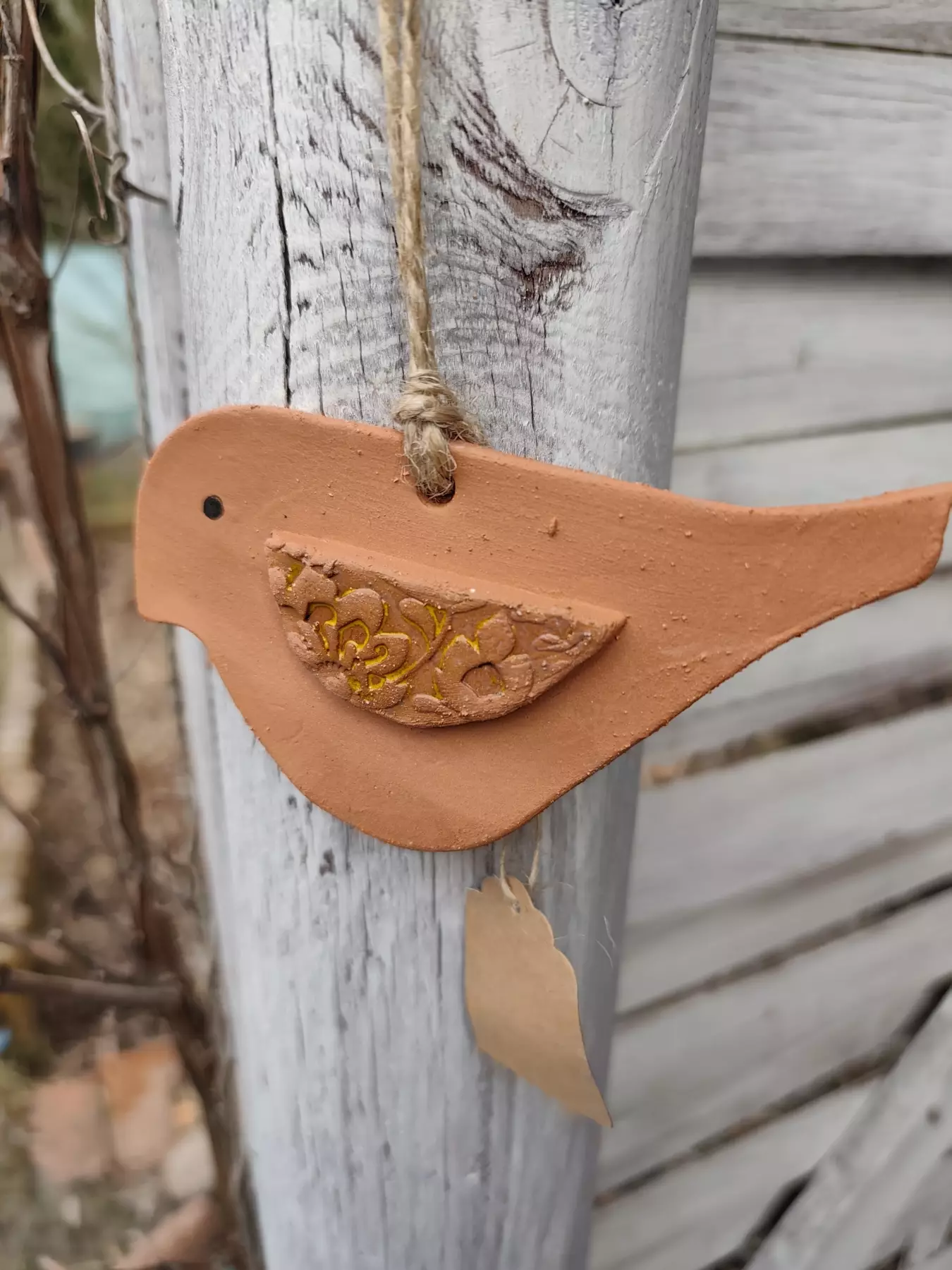 ptaszek ceramiczny zawieszka